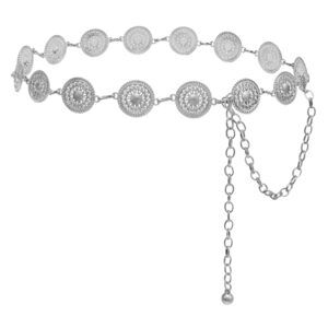 Chain Belt For Women Girls Gold Western Metal Waist Chain, Adjustable Women✋